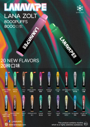 【LANA抛棄式8000口】可充電 油容量巨大❤️‍🔥 LANA ZOLT抛棄式8000口一次性  限時活動 {滿十送一}